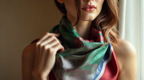 Stylistes français recommandent : choisir le foulard en soie